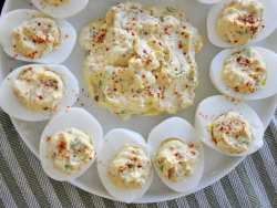 Bacony Deviled Eggs